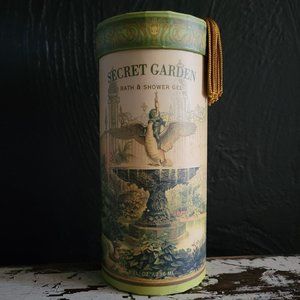 Michel Secret Garden Bath & Shower Gel Box with Tassel, Swan Fountain *Box Only